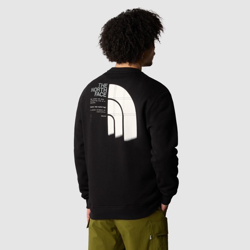 The North Face Men's Graphic Sweatshirt Tnf Black