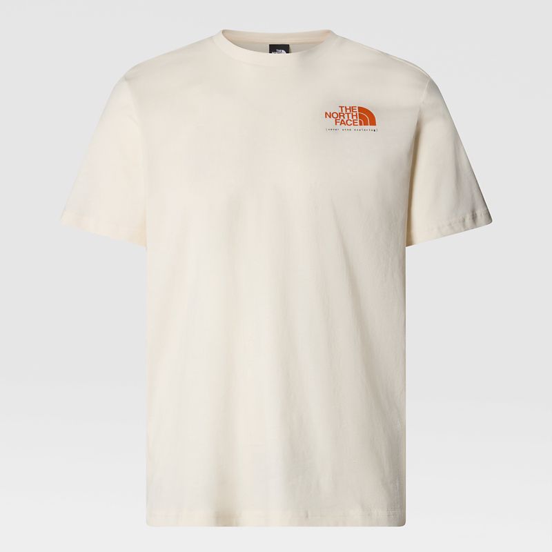 The North Face Camiseta Gráfica Para Hombre White Dune 