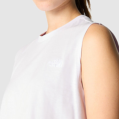 Women's Relaxed Simple Dome Tank Top 4