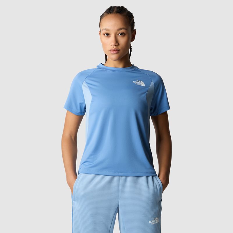 The North Face Mountain Athletics T-shirt Für Damen Indigo Stone-steel Blue 