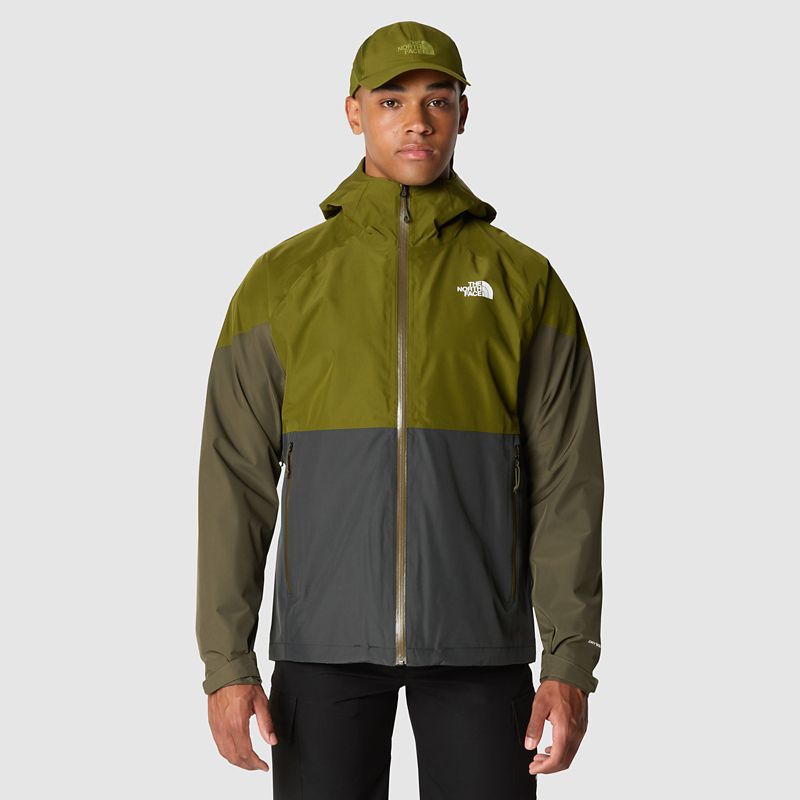 The North Face Men's Lightning Zip-in Jacket Asphalt Grey-forest Olive-new Taupe Green