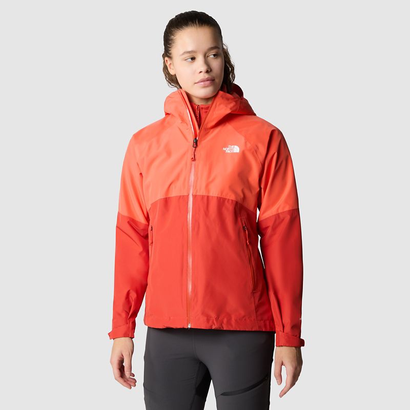 The North Face Women's Diablo Dynamic Zip-in Jacket Radiant Orange-auburn Glaze