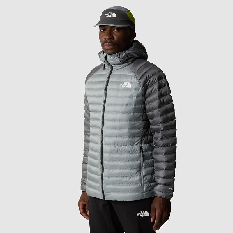 The North Face Men's Bettaforca Hooded Down Jacket Monument Grey-smoked Pearl