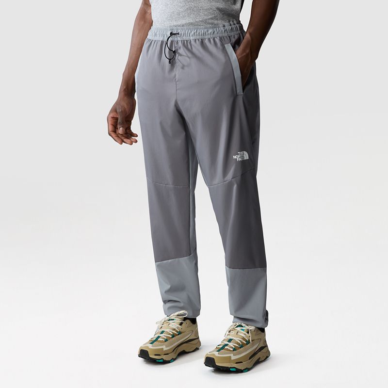 The North Face Men's Mountain Athletics Wind Track Trousers Smoked Pearl-monument Grey