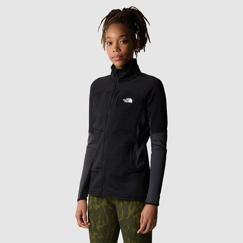 The North Face Women's Stormgap Power Grid™ Jacket Tnf Black-asphalt Grey