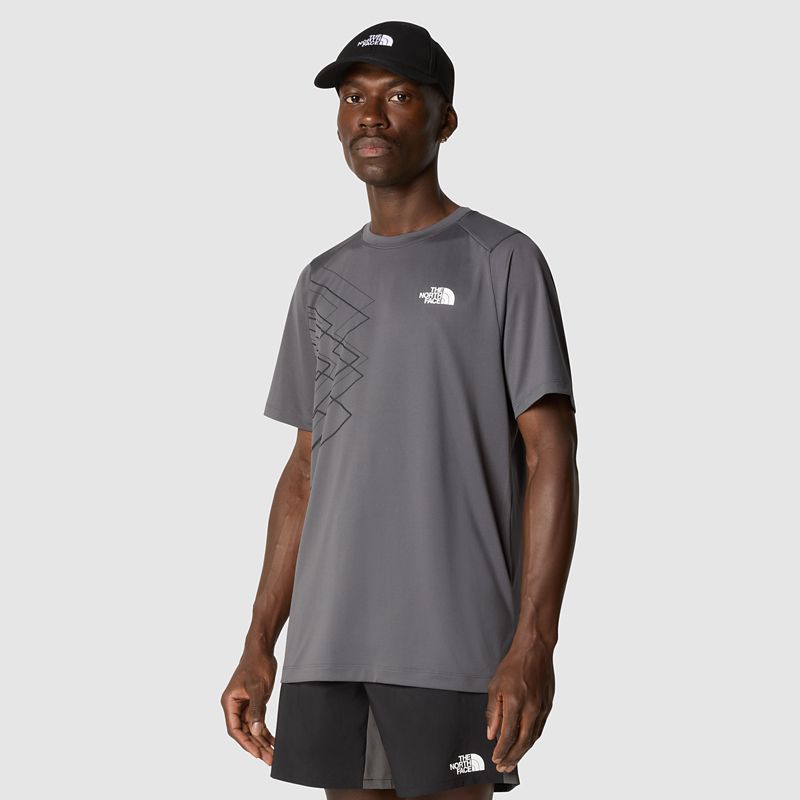 The North Face Mountain Athletics T-shirt Mit Grafik Für Herren Anthracite Grey-tnf Black-tnf Black 