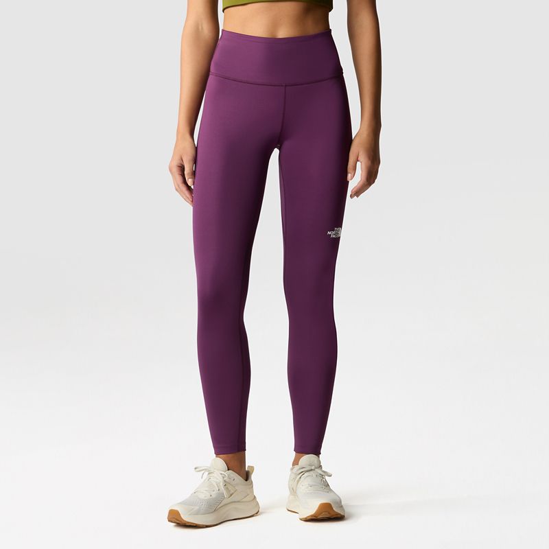 The North Face Women's Flex High Rise Leggings Black Currant Purple