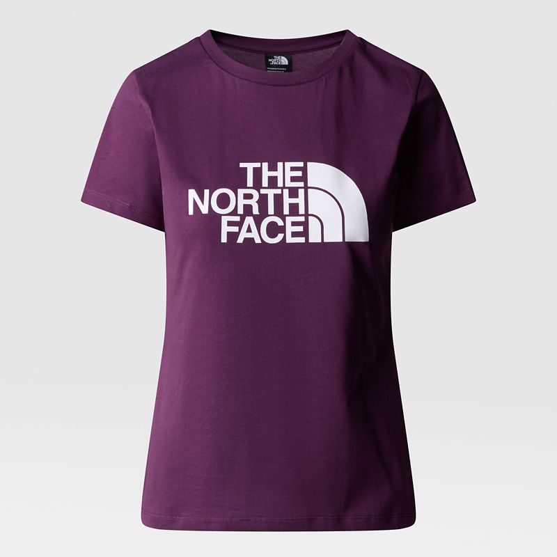 The North Face Easy T-shirt Für Damen Black Currant Purple 