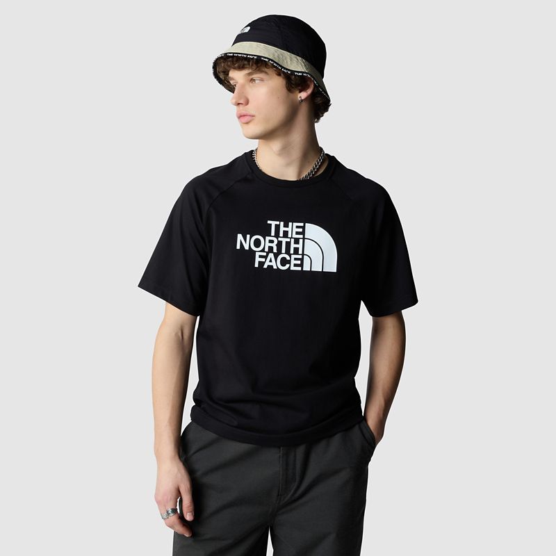 The North Face Camiseta Con Diseño Raglán Easy Para Hombre Tnf Black 