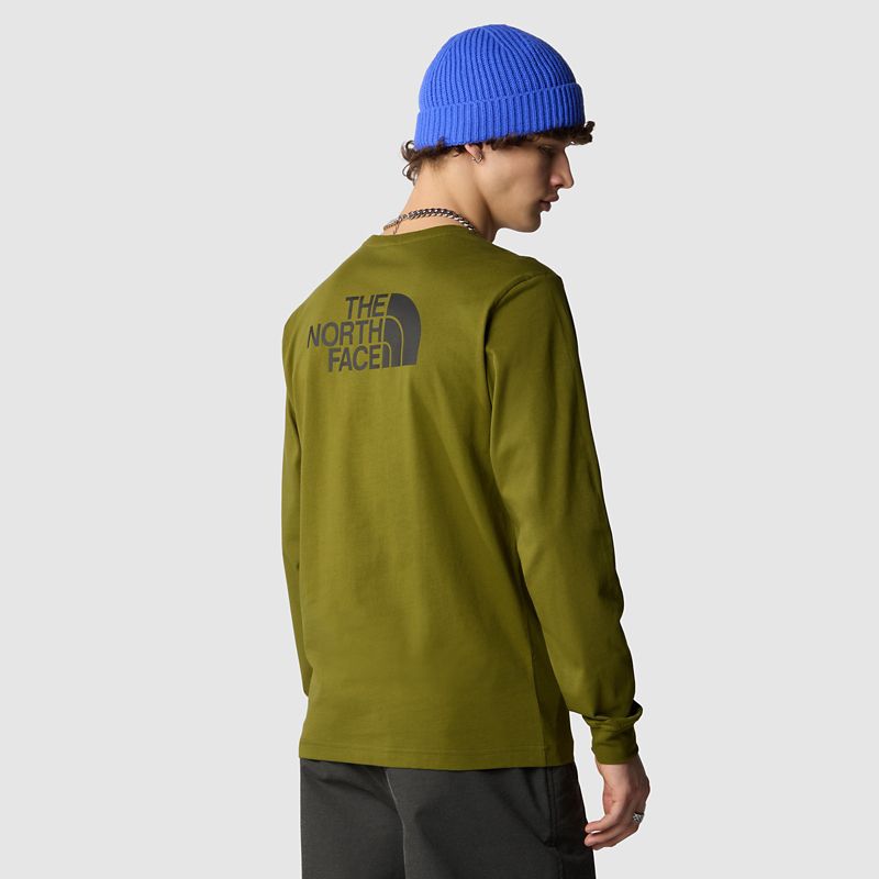 The North Face Men's Easy Long-sleeve T-shirt Forest Olive