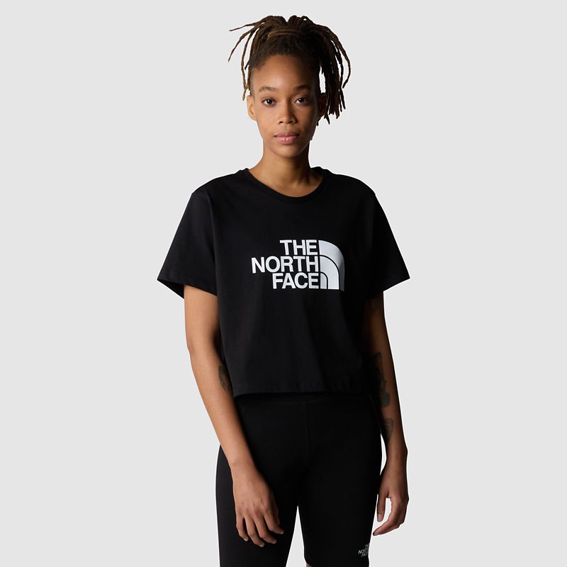 The North Face Easy Kurzgeschnittenes T-shirt Für Damen Tnf Black 
