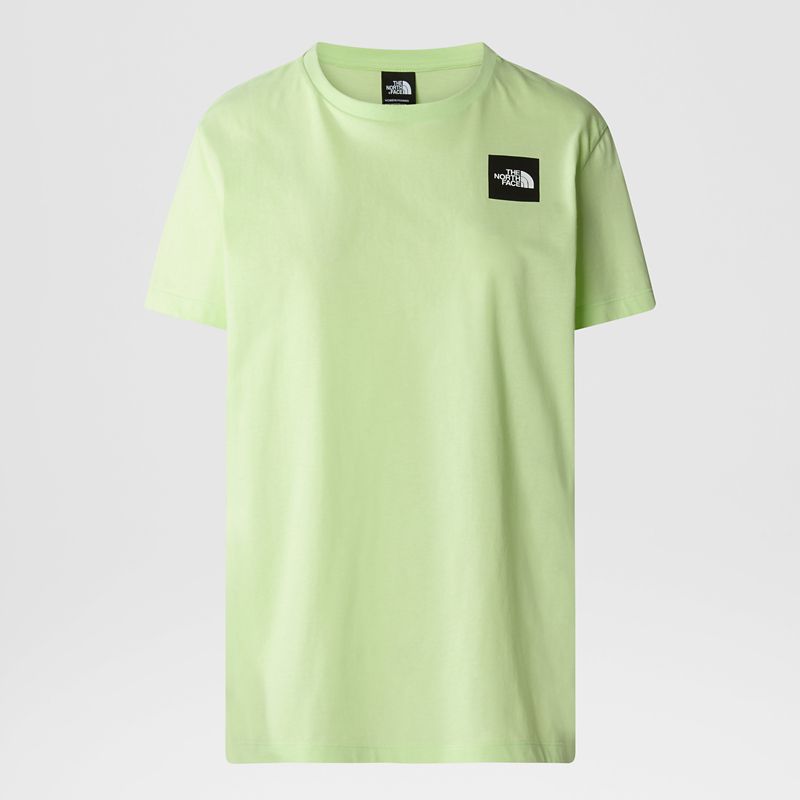 The North Face Fine Relaxt Geschnittenes T-shirt Für Damen Astro Lime 