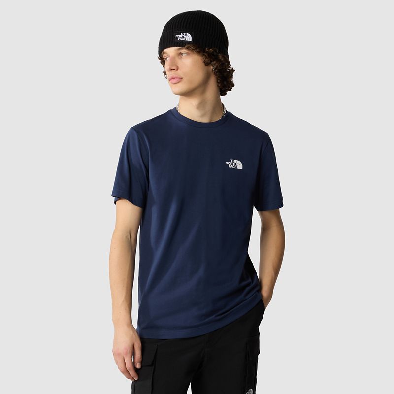 The North Face Camiseta Simple Dome Para Hombre Summit Navy 