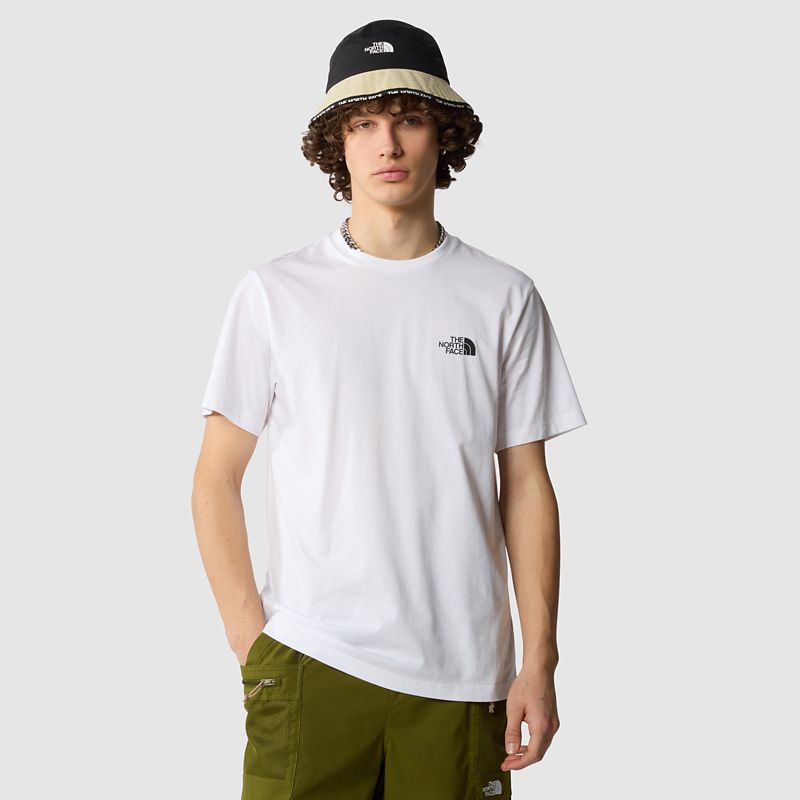 The North Face Camiseta Simple Dome Para Hombre Tnf White 