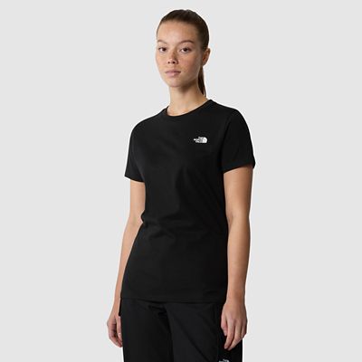 The North Face Camiseta Simple Dome Para Mujer Tnf Black Tamaño XL Mujer