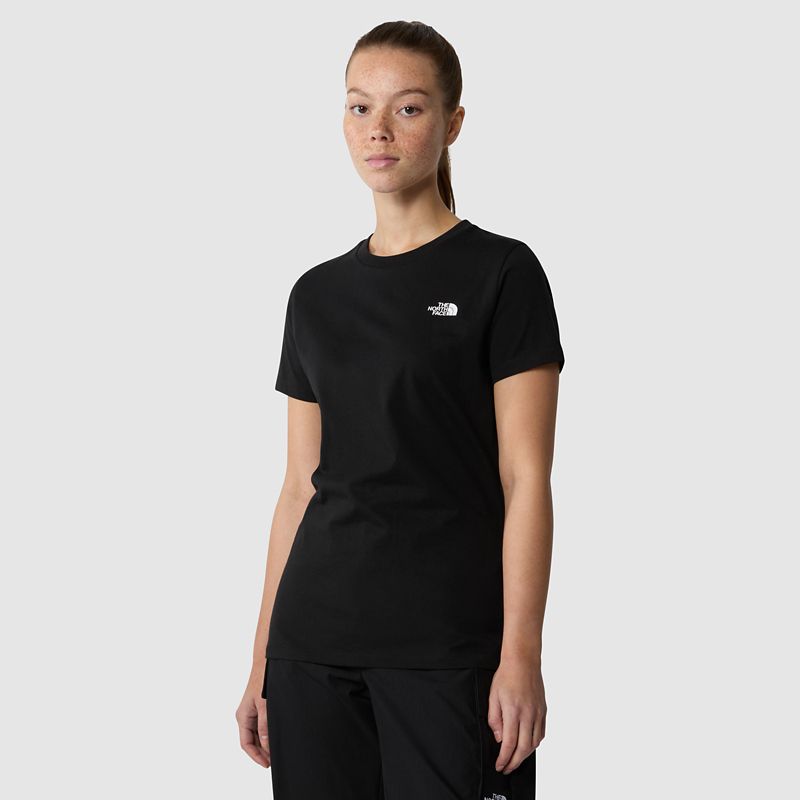 The North Face Camiseta Simple Dome Para Mujer Tnf Black 