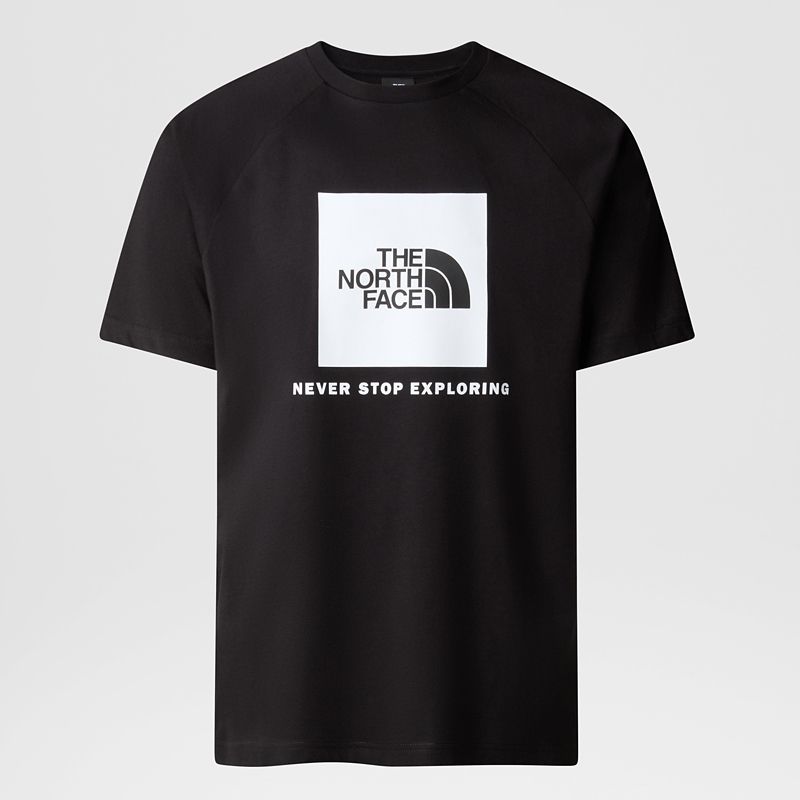 The North Face Men's Raglan Redbox T-shirt Tnf Black