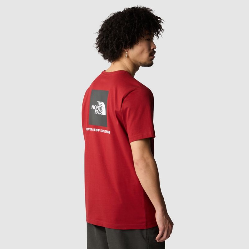 The North Face Camiseta Redbox Para Hombre Iron Red 