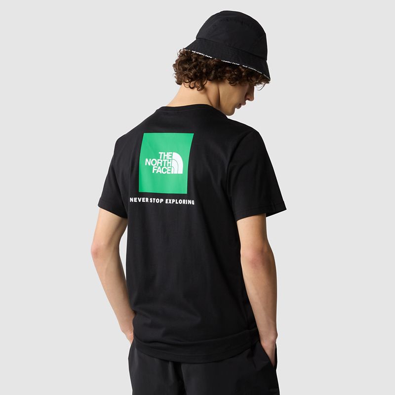 The North Face Redbox T-shirt Für Herren Tnf Black-optic Emerald 
