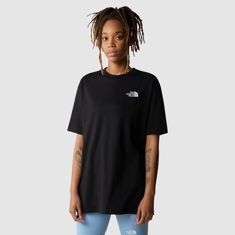 The North Face Camiseta Holgada Simple Dome Para Mujer Tnf Black 