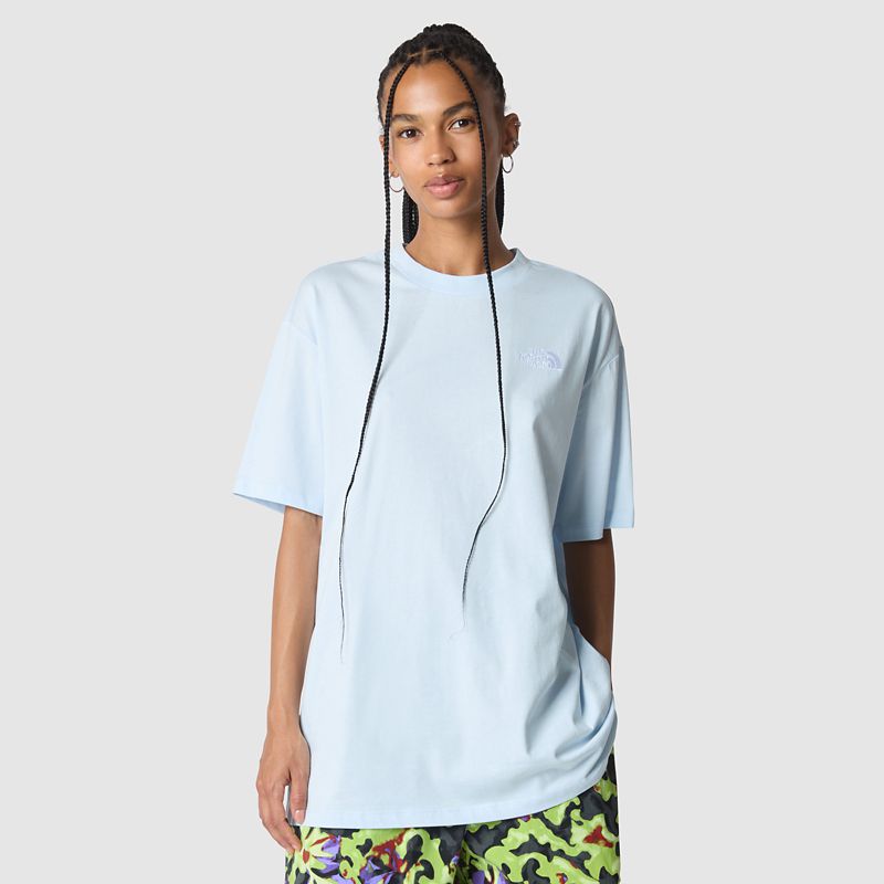 The North Face Women's Oversized Simple Dome T-shirt Barely Blue