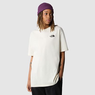 The North Face Camiseta Holgada Simple Dome Para Mujer White Dune Tamaño M Mujer
