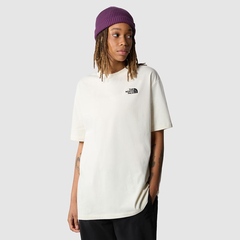 The North Face Women's Oversized Simple Dome T-shirt White Dune