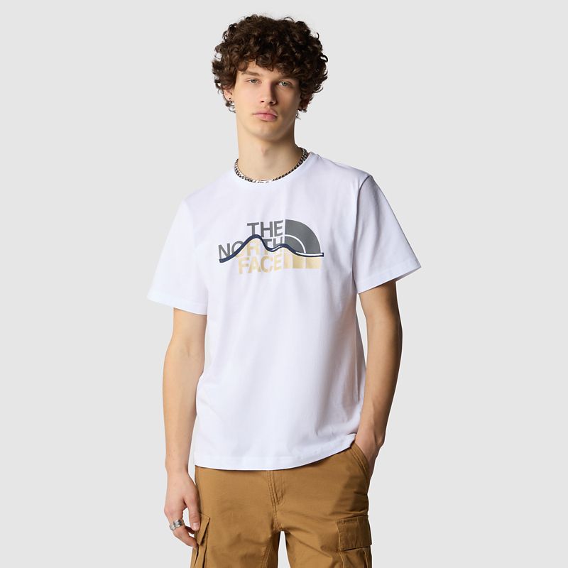 The North Face Mountain Line T-shirt Für Herren Tnf White 