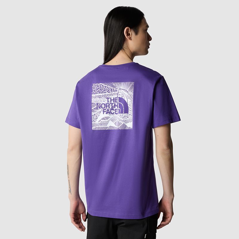 The North Face Redbox Celebration T-shirt Für Herren Tnf Purple 
