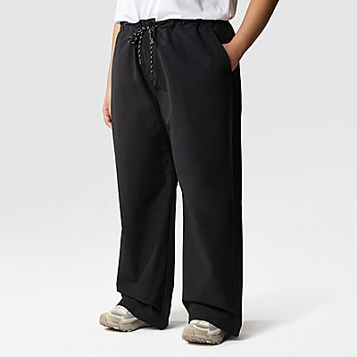Damskie spodnie z szerokimi nogawkami i sznurkiem Plus Size 2