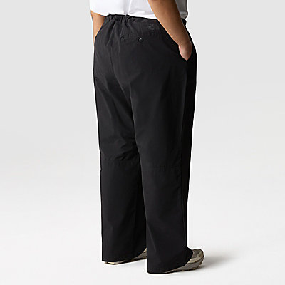 Damskie spodnie z szerokimi nogawkami i sznurkiem Plus Size 4