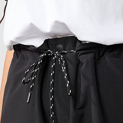 Pantaloni Plus Size Rope Tie con gamba larga da donna 5
