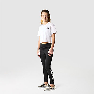 Girls' Simple Dome Cropped T-Shirt 2