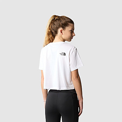 Simple Dome Cropped T-Shirt Girl 3