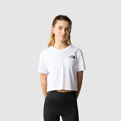T-shirt curta Simple Dome para rapariga | The North Face