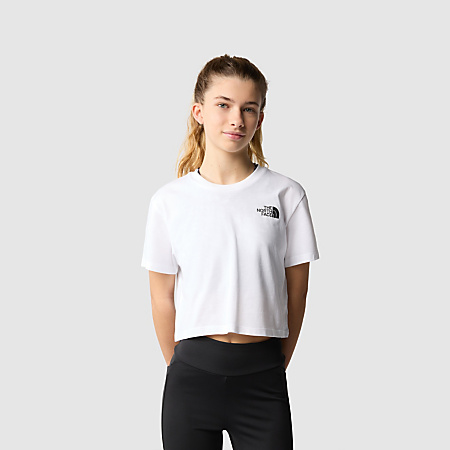 Kort Simple Dome-T-shirt voor meisjes | The North Face