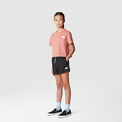 Girls' Simple Dome Cropped T-Shirt 2