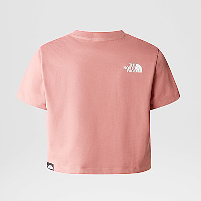 Simple Dome gecropptes T-Shirt für Mädchen 7