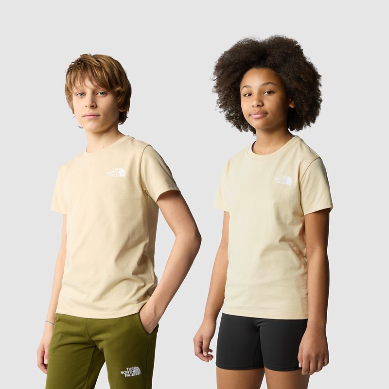 The North Face Camiseta Simple Dome Para Niños Gravel 