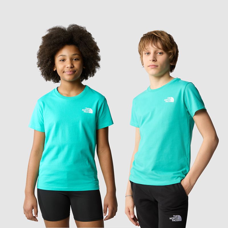 The North Face Camiseta Simple Dome Para Niños Geyser Aqua 