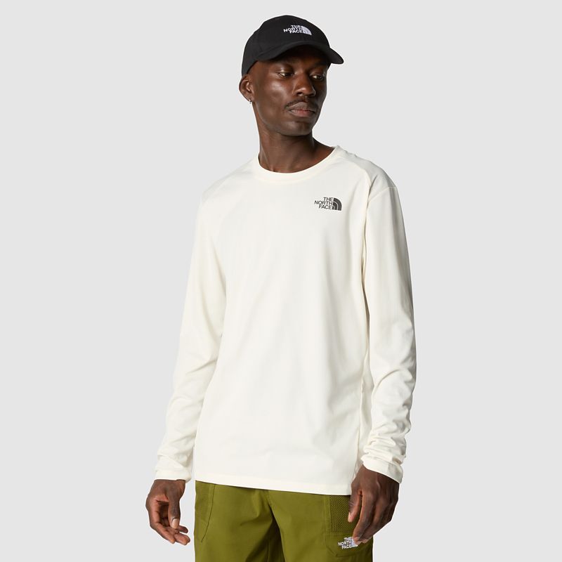 The North Face Men's Shadow Long-sleeve T-shirt White Dune