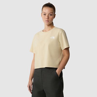 Cropped Simple Dome t-shirt til damer | The North Face