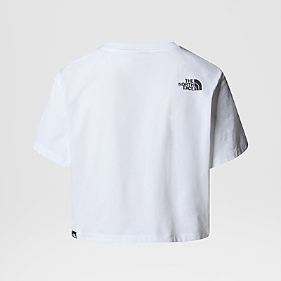 Cropped Simple Dome t-shirt til damer 8
