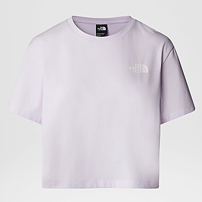 Women's Cropped Simple Dome T-Shirt 4