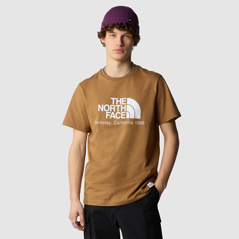 The North Face Men's Berkeley California T-shirt Utility Brown