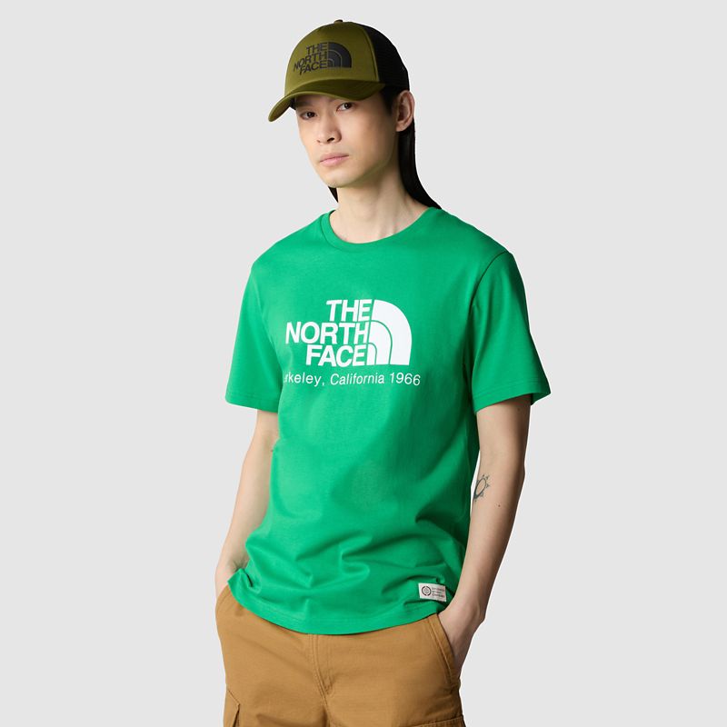 The North Face Camiseta Berkeley California Para Hombres Optic Emerald 
