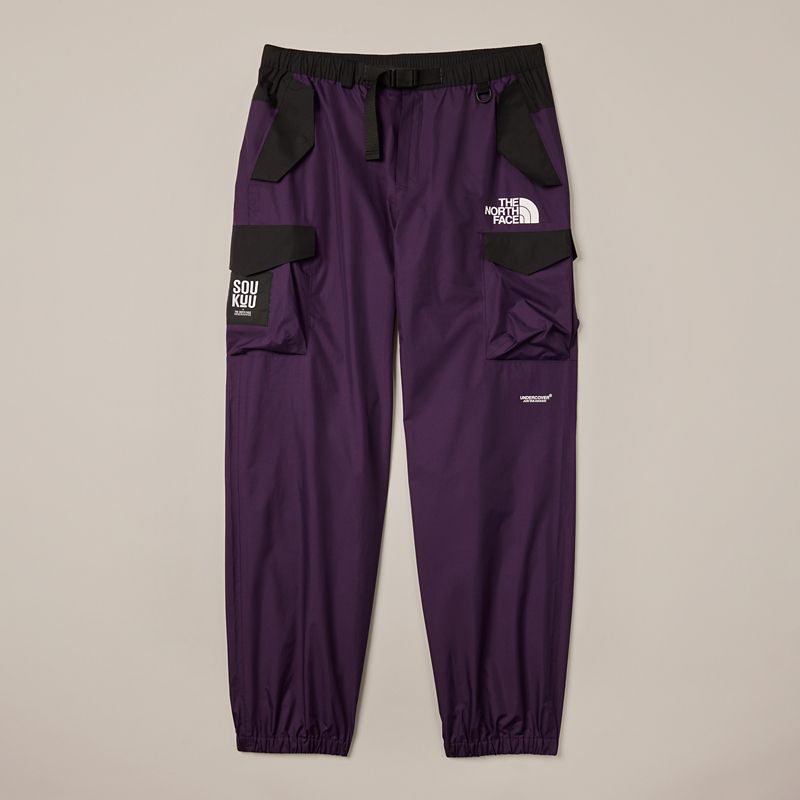 The North Face The North Face X Undercover Soukuu Hike Belted Utility Shell Trousers Purple Pennant-tnf Black