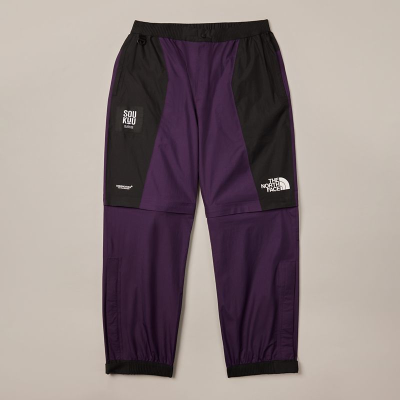 The North Face The North Face X Undercover Soukuu Hike Convertible Shell Trousers Purple Pennant-tnf Black