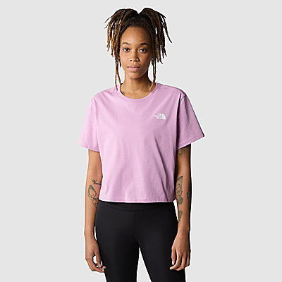The North Face Women's Outdoor T-Shirt Mineral Purple - Size: L