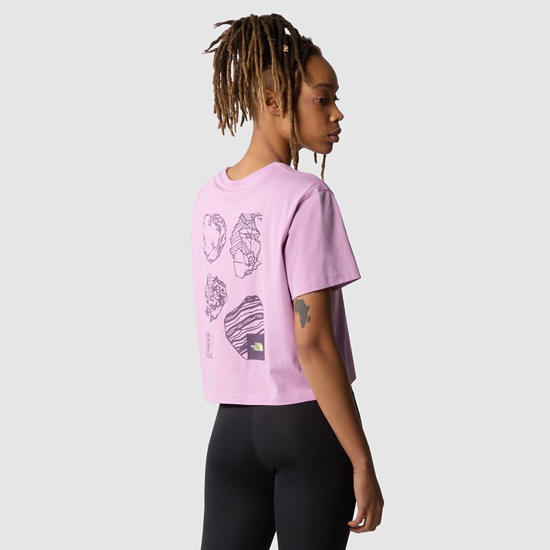 The North Face Outdoor T-shirt Für Damen Mineral Purple 
